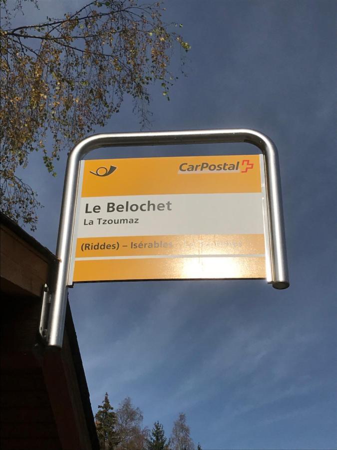 Chalet Le Fertin La Tzoumaz Eksteriør billede